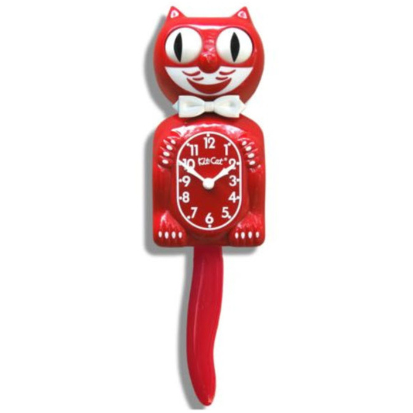 Urban Outfitter Scarlet Red KIT-CAT CLOCK KLOCK